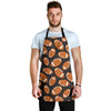 Rugby Ball American Football Print Pattern Men's Apron-grizzshop