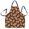 Rugby Ball American Football Print Pattern Men's Apron-grizzshop