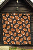 Rugby Ball American Football Print Pattern Quilt-grizzshop