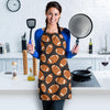 Rugby Ball American Football Print Pattern Women's Apron-grizzshop