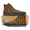 Sacry Halloween Pumpkins Print Pattern Black High Top Shoes-grizzshop