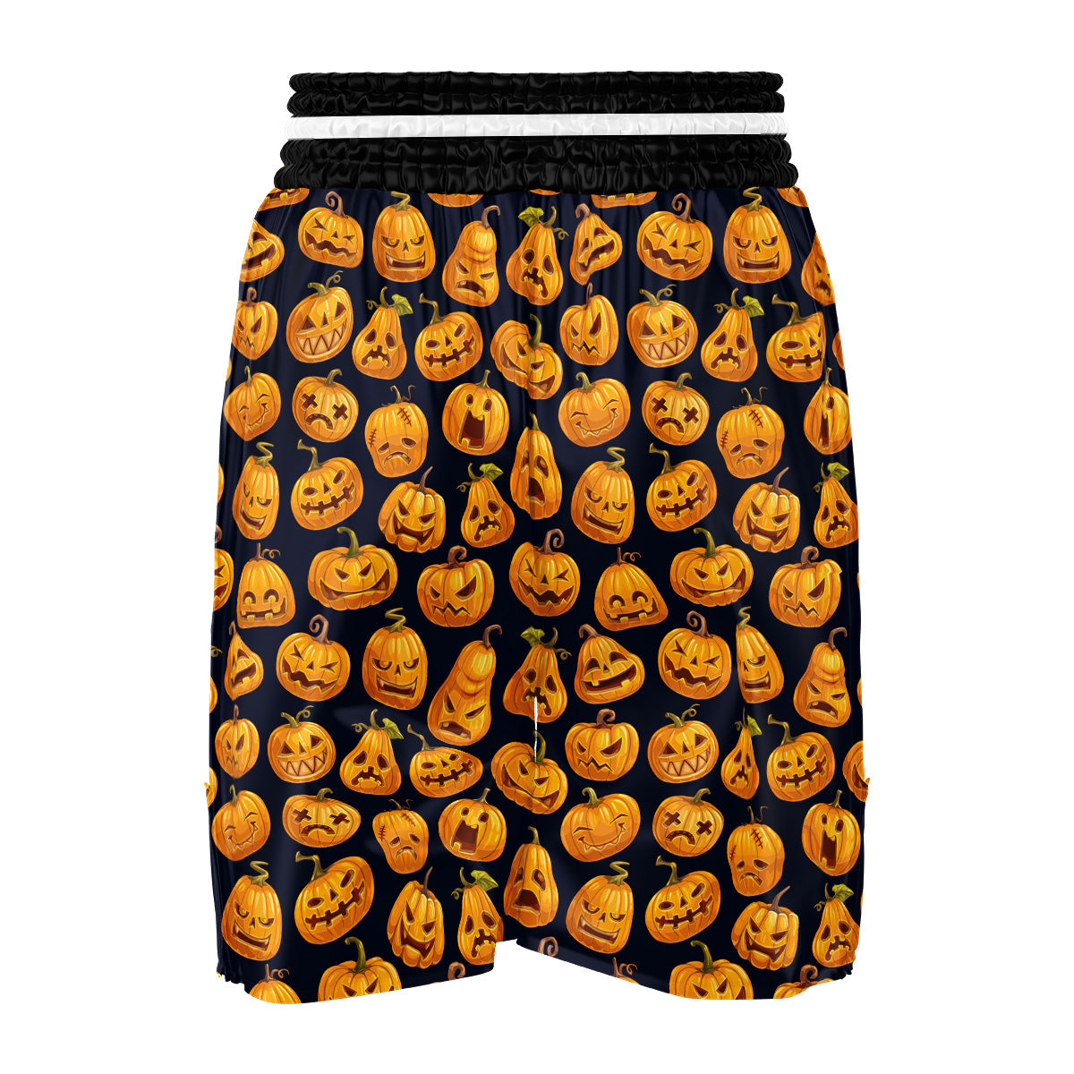 Sacry Halloween Pumpkins Print Pattern Boxing Shorts-grizzshop