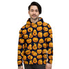 Sacry Halloween Pumpkins Print Pattern Men's Hoodie-grizzshop