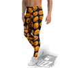 Sacry Halloween Pumpkins Print Pattern Men's Leggings-grizzshop