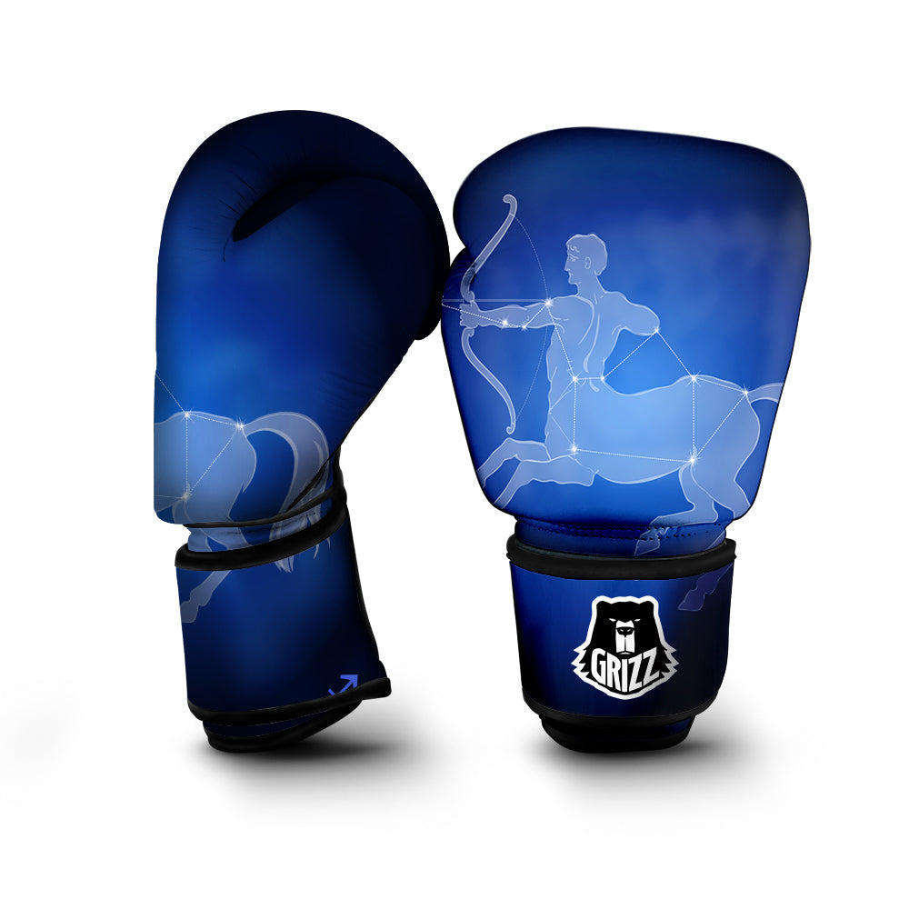 Sagittarius Constellation Print Boxing Gloves-grizzshop