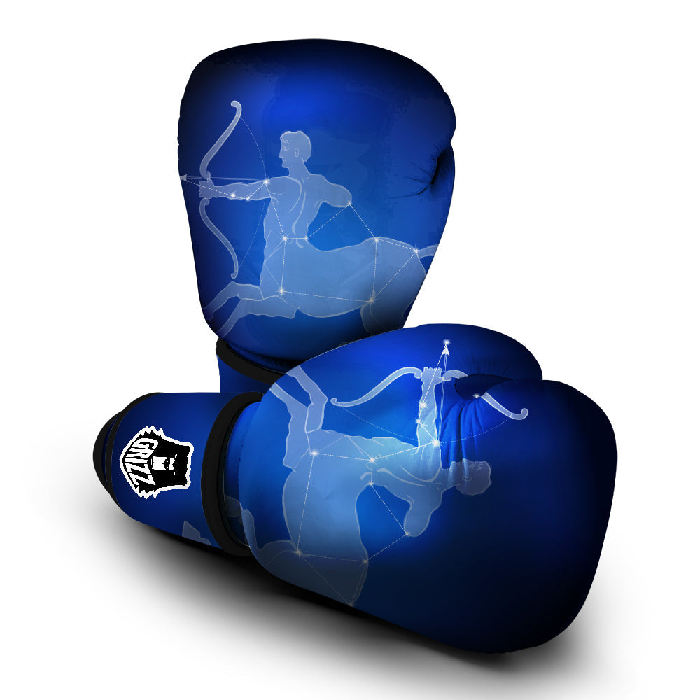 Sagittarius Constellation Print Boxing Gloves-grizzshop