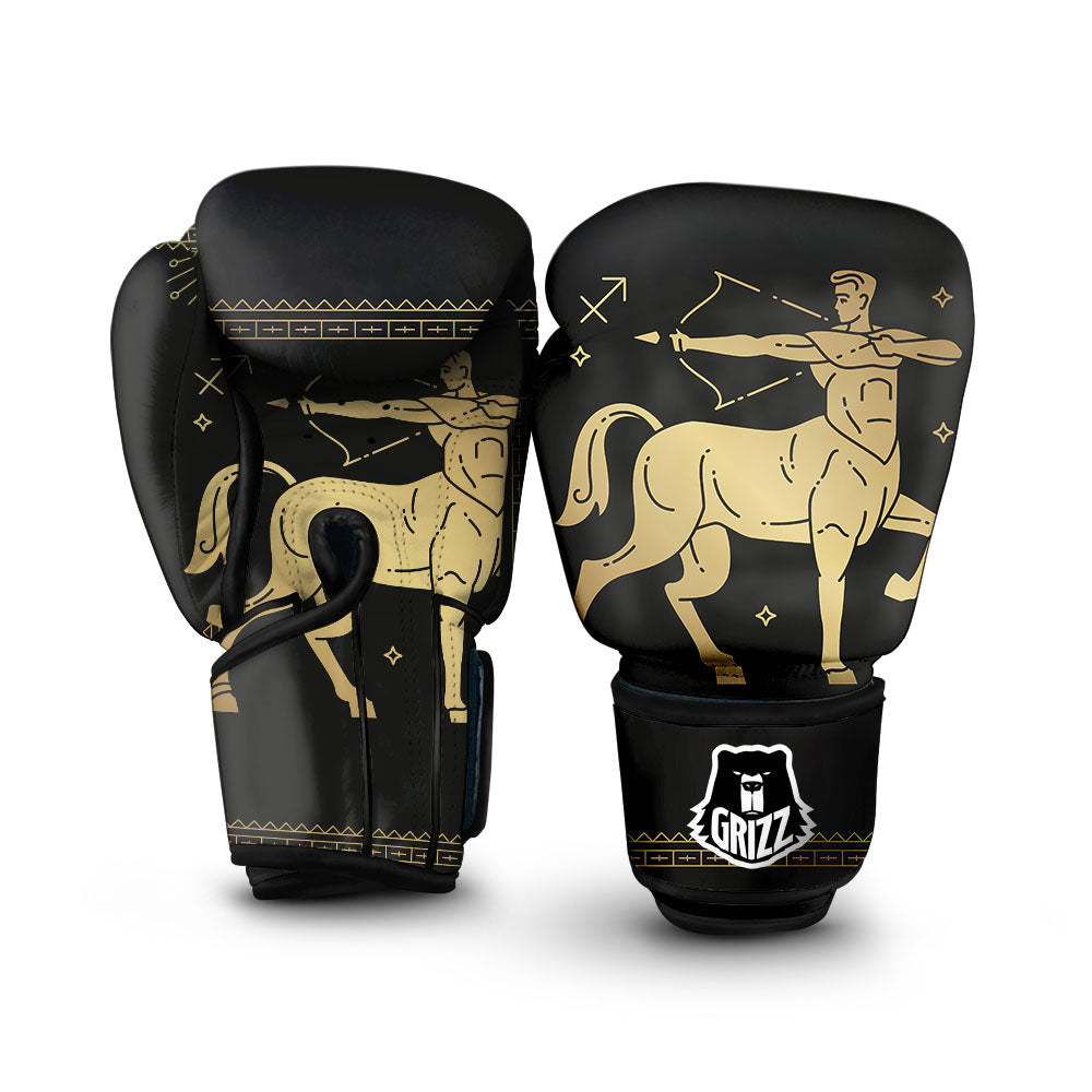 Sagittarius Sign Astrological Print Boxing Gloves-grizzshop