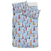 Sailboat Ocean Pattern Print Duvet Cover Bedding Set-grizzshop