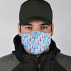 Sailboat Ocean Pattern Print Face Mask-grizzshop