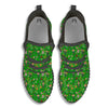 Saint Patrick's Day Cute Print Pattern Black Walking Shoes-grizzshop