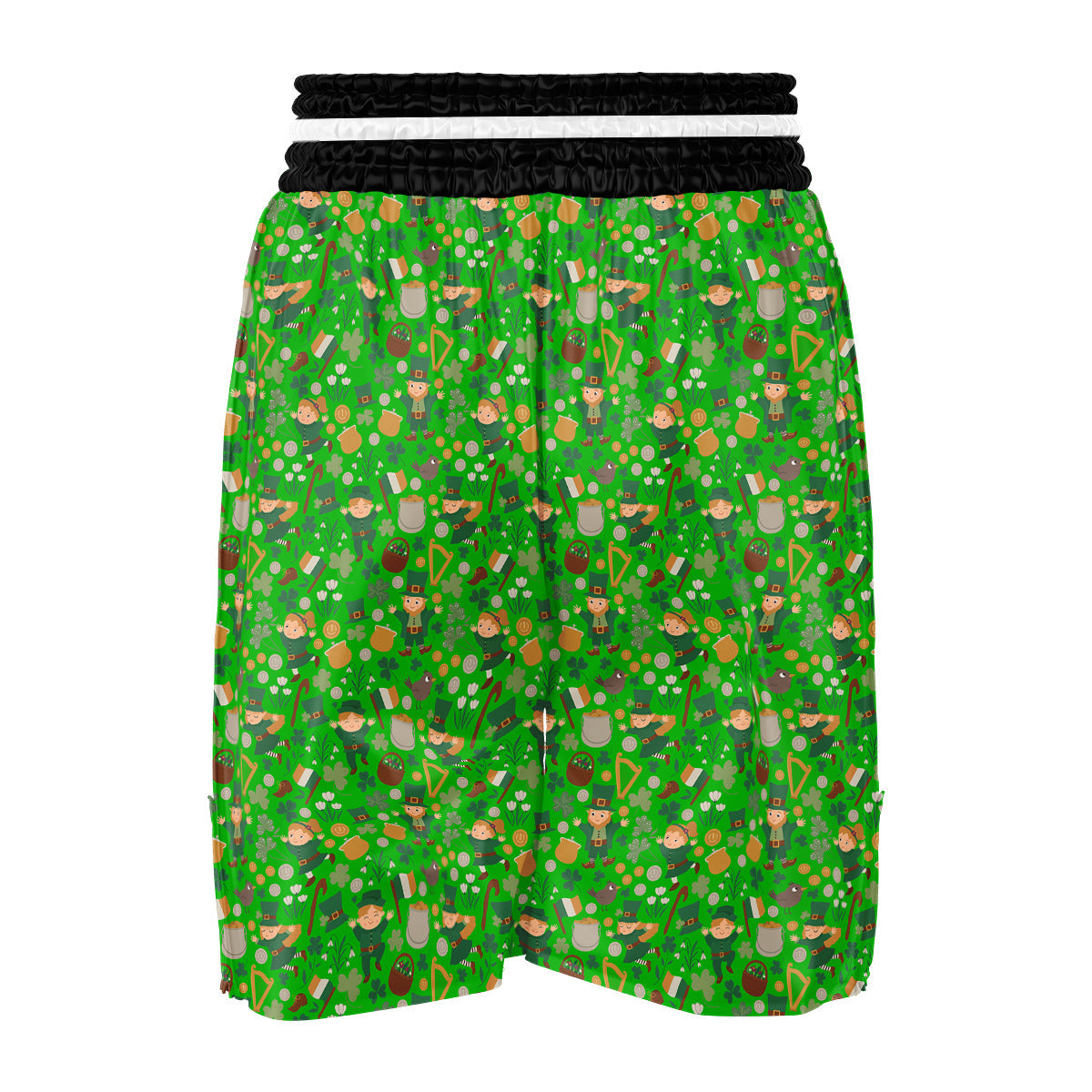 Saint Patrick's Day Cute Print Pattern Boxing Shorts-grizzshop