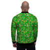 Saint Patrick's Day Cute Print Pattern Men's Bomber Jacket-grizzshop