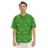 Saint Patrick's Day Cute Print Pattern Men's Short Sleeve Shirts-grizzshop