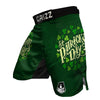 Saint Patrick's Day Green Clover Print MMA Shorts-grizzshop