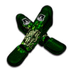 Saint Patrick's Day Green Clover Print Muay Thai Shin Guards-grizzshop