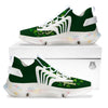 Saint Patrick's Day Green Clover Print White Gym Shoes-grizzshop