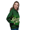 Saint Patrick's Day Green Clover Print Women's Hoodie-grizzshop