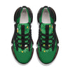 Saint Patrick's Day Green Irish Print Black Gym Shoes-grizzshop