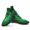 Saint Patrick's Day Green Irish Print Black Walking Shoes-grizzshop