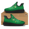 Saint Patrick's Day Green Irish Print Black Walking Shoes-grizzshop