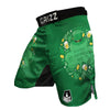 Saint Patrick's Day Green Irish Print MMA Shorts-grizzshop