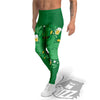 Saint Patrick's Day Green Irish Print Men's Leggings-grizzshop