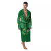 Saint Patrick's Day Green Irish Print Men's Robe-grizzshop