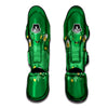 Saint Patrick's Day Green Irish Print Muay Thai Shin Guards-grizzshop