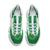 Saint Patrick's Day Green Irish Print White Gym Shoes-grizzshop