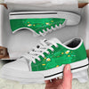 Saint Patrick's Day Green Irish Print White Low Top Shoes-grizzshop