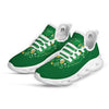 Saint Patrick's Day Green Irish Print White Running Shoes-grizzshop