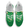 Saint Patrick's Day Green Irish Print White Walking Shoes-grizzshop