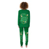 Saint Patrick's Day Green Irish Print Women's Pajamas-grizzshop