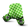 Saint Patrick's Day Green Plaid Print Boxing Gloves-grizzshop