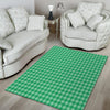 Saint Patrick's Day Green Tartan Print Floor Mat-grizzshop