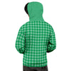 Saint Patrick's Day Green Tartan Print Men's Hoodie-grizzshop