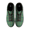 Saint Patrick's Day Irish Check Print Black Low Top Sneakers-grizzshop