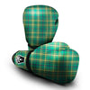 Saint Patrick's Day Irish Check Print Boxing Gloves-grizzshop