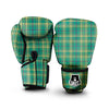 Saint Patrick's Day Irish Check Print Boxing Gloves-grizzshop