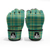 Saint Patrick's Day Irish Check Print MMA Gloves-grizzshop