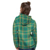 Saint Patrick's Day Irish Check Print Women's Hoodie-grizzshop