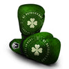 Saint Patrick's Day Irish Clover Print Boxing Gloves-grizzshop