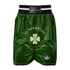 Saint Patrick's Day Irish Clover Print Boxing Shorts-grizzshop