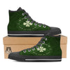 Saint Patrick's Day Irish Clover Print High Top Shoes-grizzshop