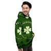 Saint Patrick's Day Irish Clover Print Men's Hoodie-grizzshop