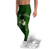 Saint Patrick's Day Irish Clover Print Men's Leggings-grizzshop