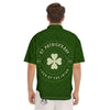 Saint Patrick's Day Irish Clover Print Men's Short Sleeve Shirts-grizzshop