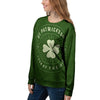 Saint Patrick's Day Irish Clover Print Women's Sweatshirt-grizzshop