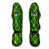 Saint Patrick's Day Irish Plaid Print Muay Thai Shin Guards-grizzshop