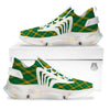 Saint Patrick's Day Irish Plaid Print White Gym Shoes-grizzshop